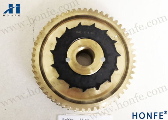 Globoid Worm Wheel 912510114 Weaving Loom Spare Parts For Sulzer P7100