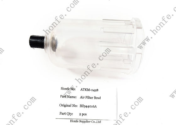 Textile Machinery Air Filter Bowl BZ944016A Tsudakoma Overall Height 129mm Base OD 60mm ID 55mm