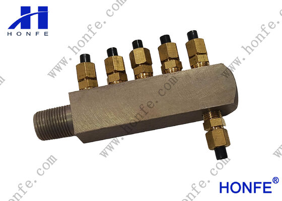 Block 6 Holes 647927 Tsudakoma Air Jet Weaving Loom Parts High Quality Textile Machinery