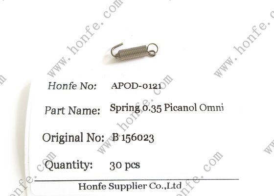 Spring B156023 φ0.35 Loom Spare Parts Air Jet Looms Picanol Delta / Omni