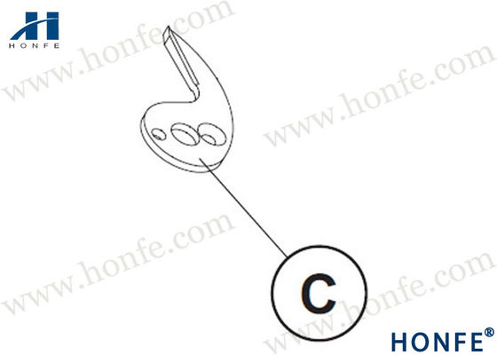 Blade Fixed RH PN051739/PQO51730 FAST Fast/TP600/TP500 Spare Parts